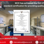 WCE has achieved the ISO 17025-2017 standard certification for providing quality services!