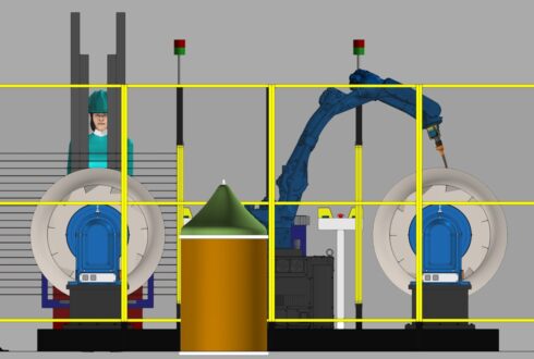 BLOWER WELDING ROBOT